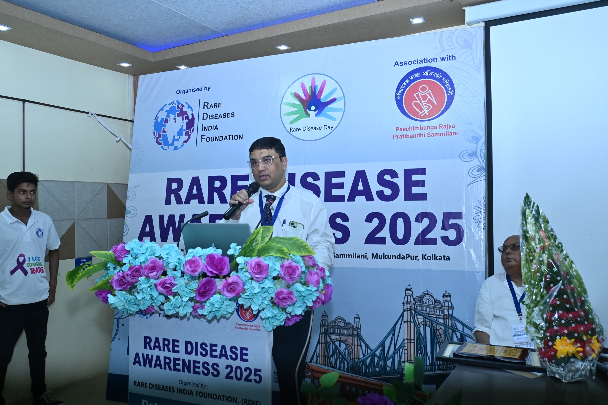 A panel of medical experts discussing treatments for rare diseases.